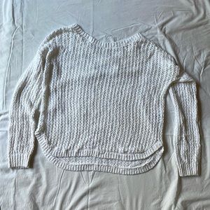 Holister white sweater